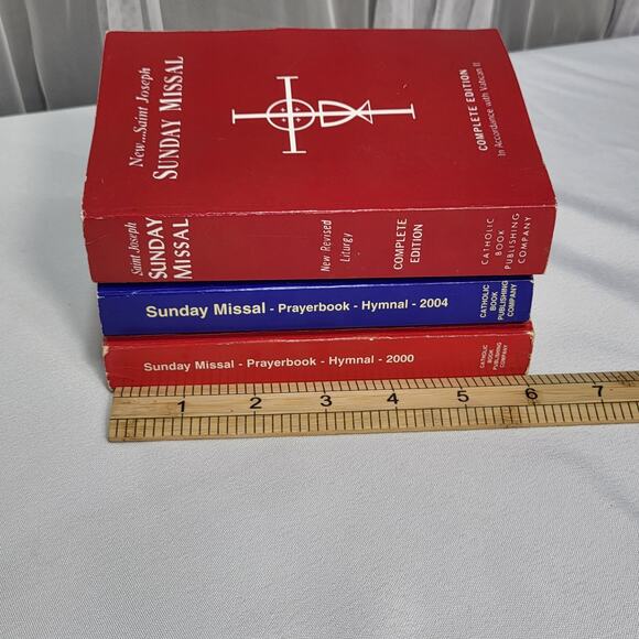 Set of 3 St Joseph Sunday Missal & Prayerbook 2000-04 Paperbacks Catholic Church - Picture 16 of 16